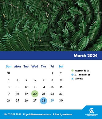 LSCA case calendar Template 2023-2024 March