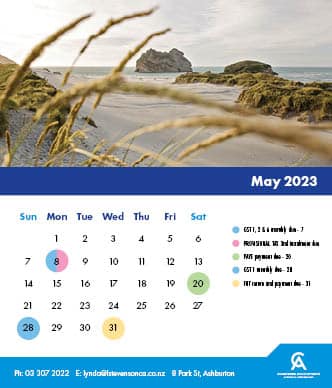 LSCA case calendar Template 2023-2024 May