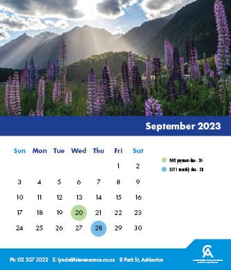 LSCA case calendar Template 2023-2024 September